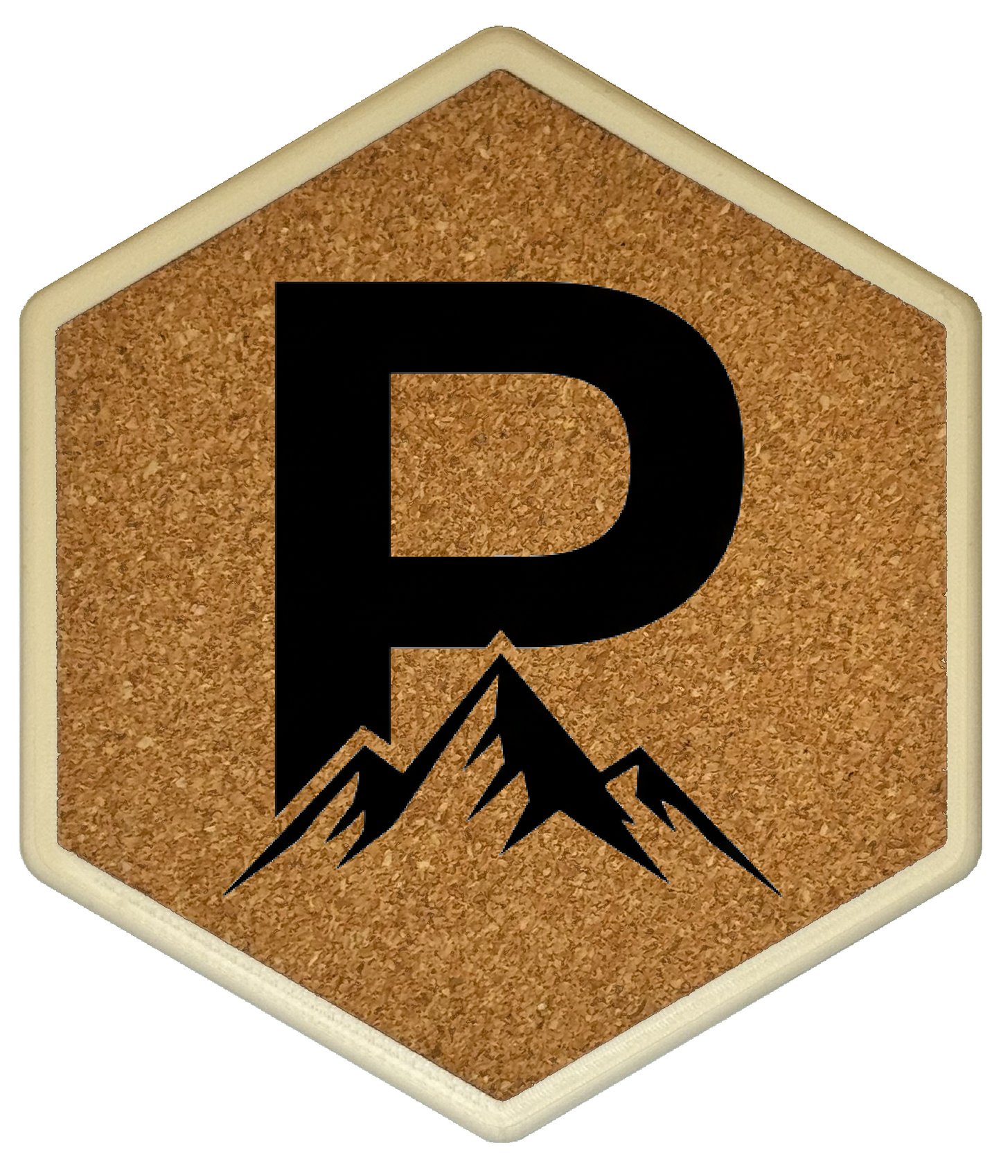 MOUNTAIN SPIRITS Untersetzer Hexagon (Slim) mit eigenen Inizialien