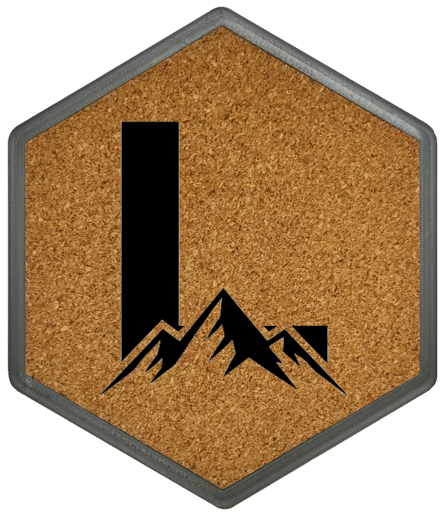 MOUNTAIN SPIRITS Untersetzer Hexagon (Slim) mit eigenen Inizialien