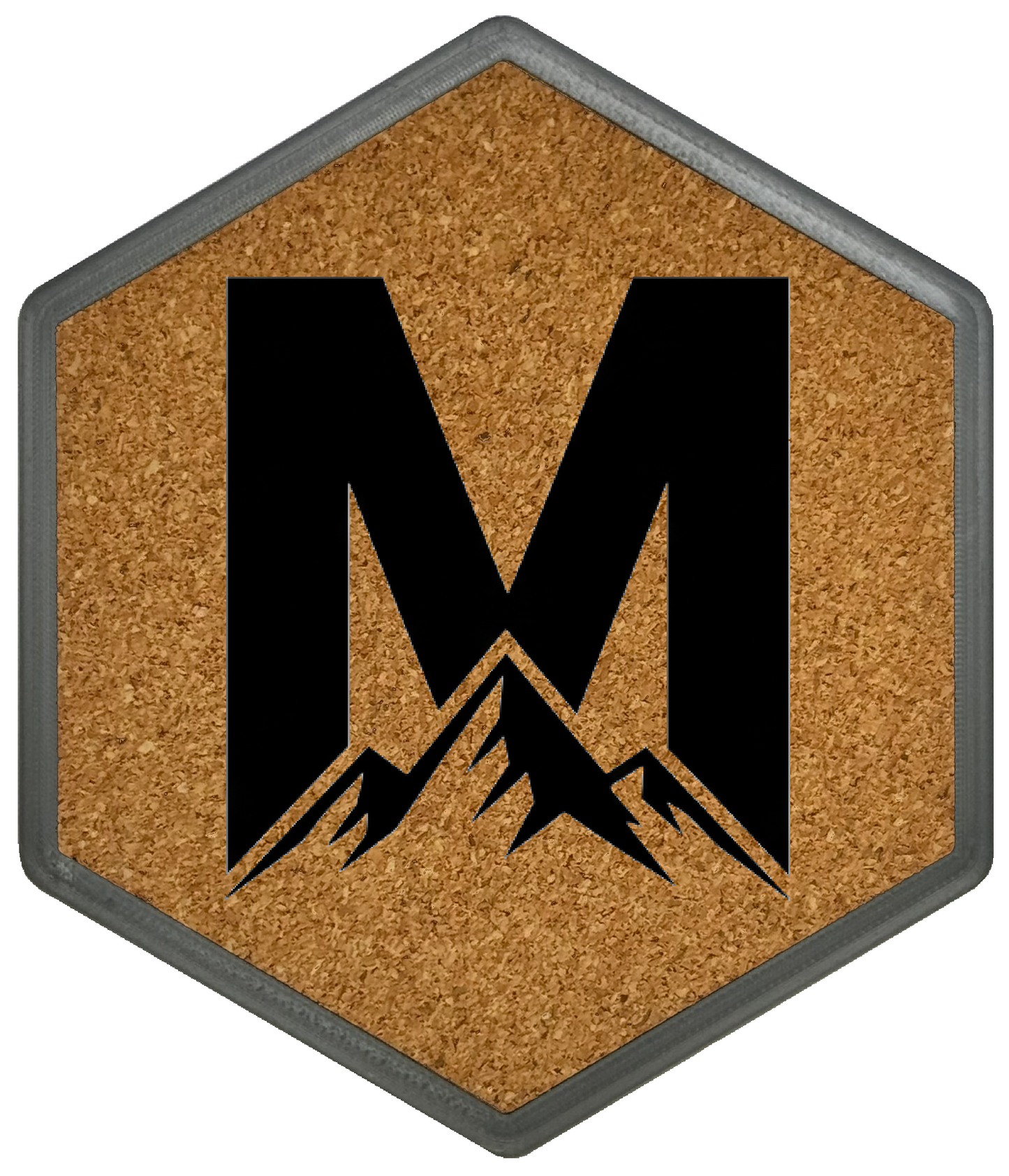 MOUNTAIN SPIRITS Untersetzer Hexagon (Slim) mit eigenen Inizialien