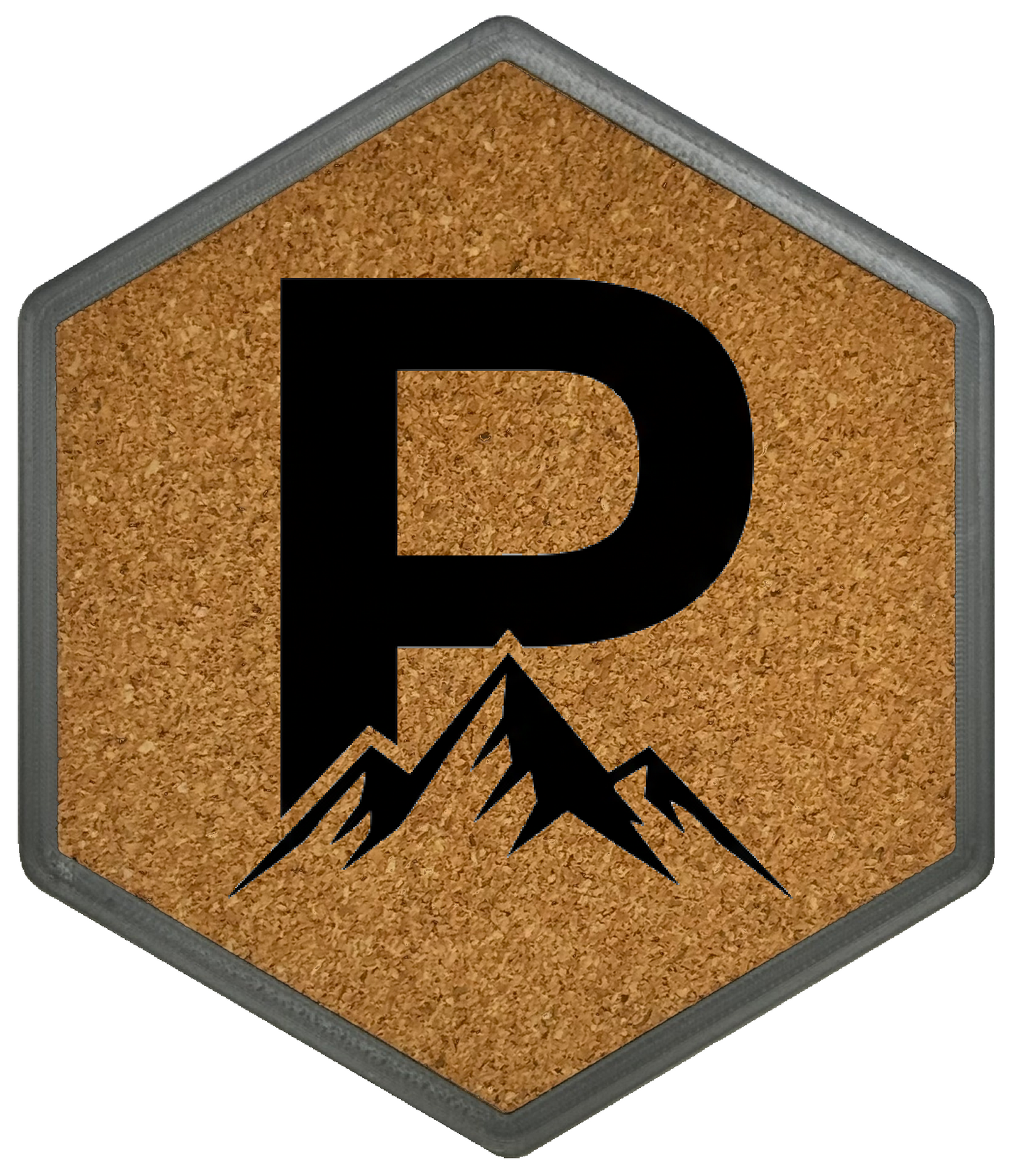 MOUNTAIN SPIRITS Untersetzer Hexagon (Slim) mit eigenen Inizialien