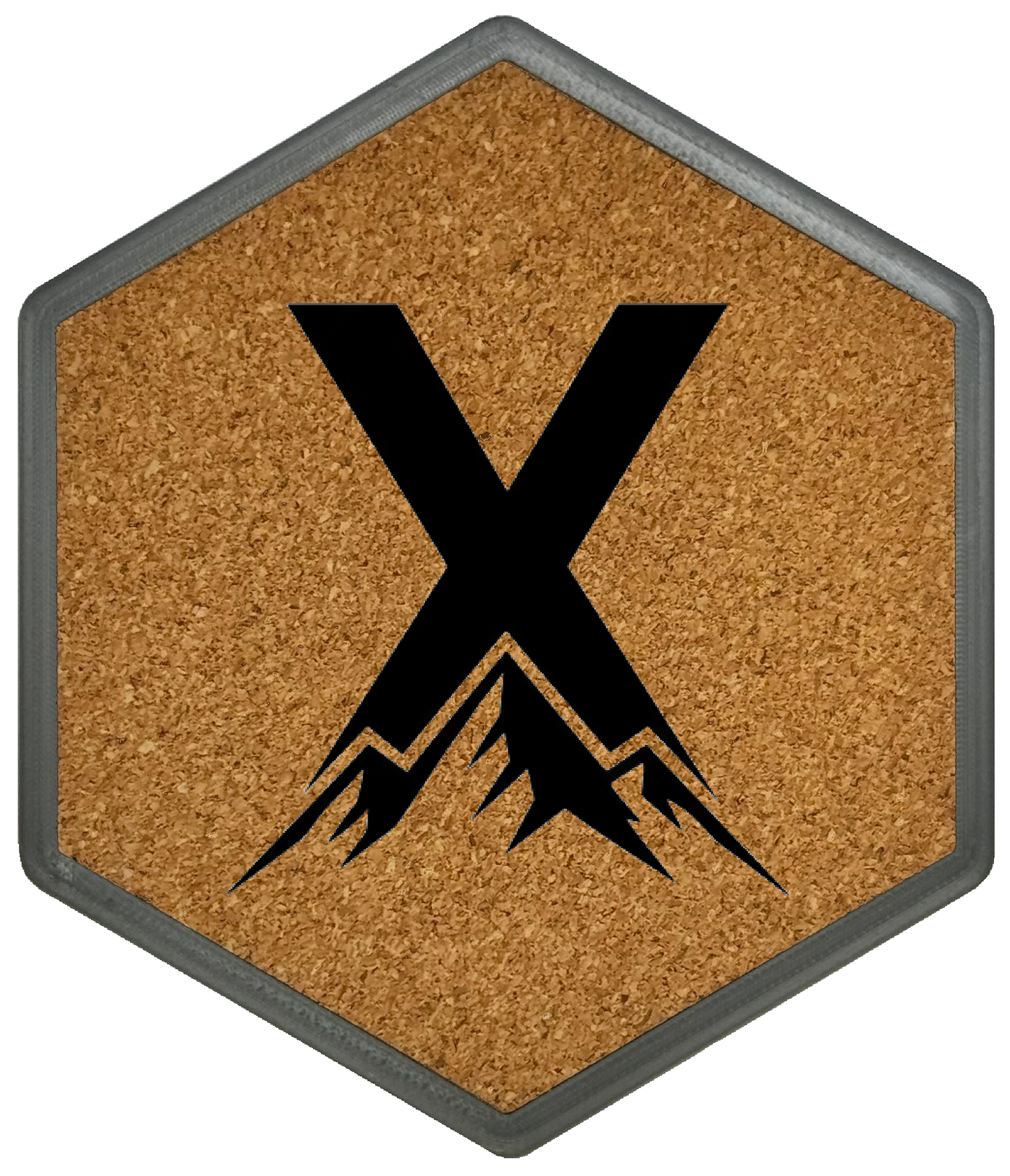 MOUNTAIN SPIRITS Untersetzer Hexagon (Slim) mit eigenen Inizialien