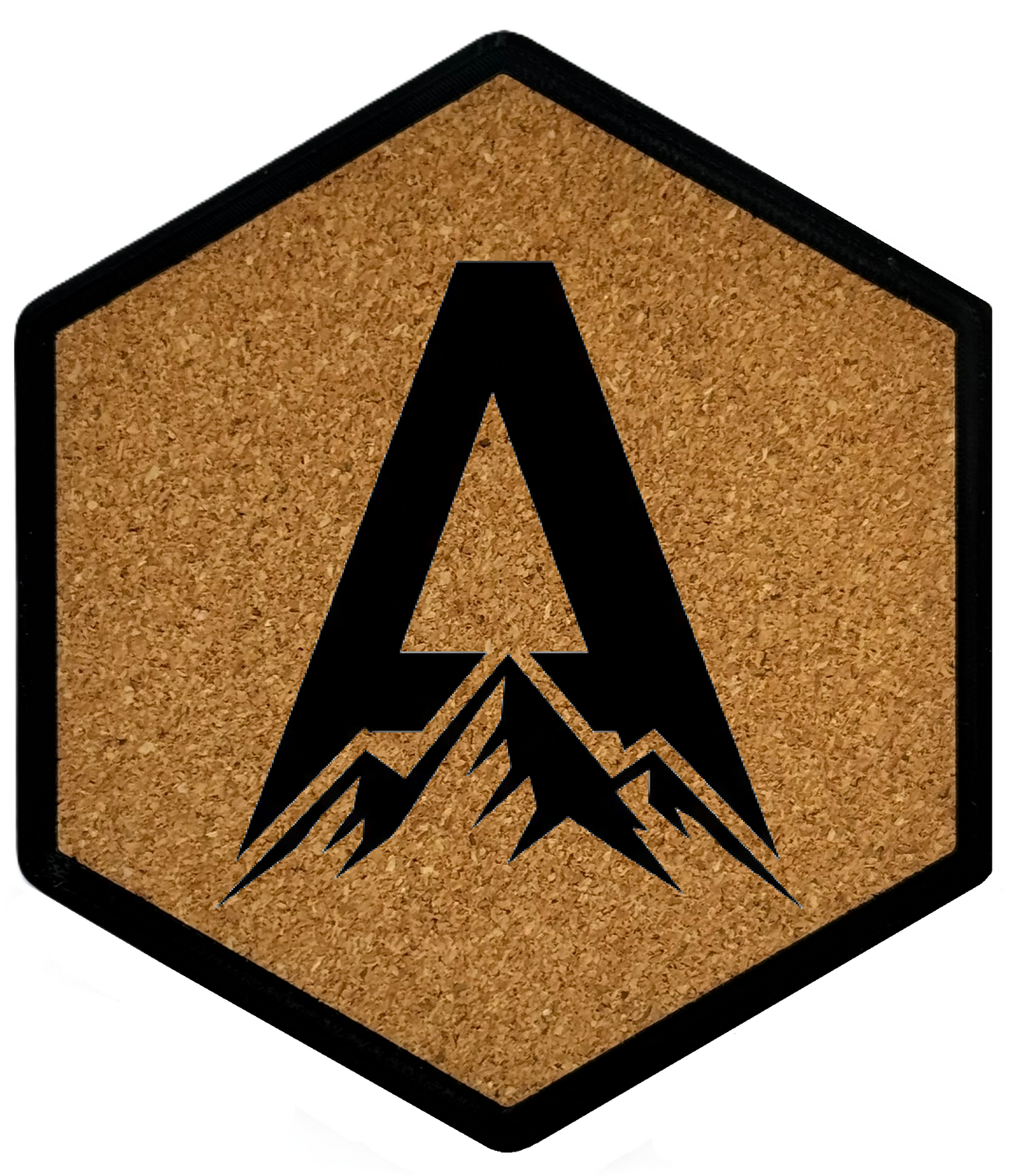 MOUNTAIN SPIRITS Untersetzer Hexagon (Slim) mit eigenen Inizialien