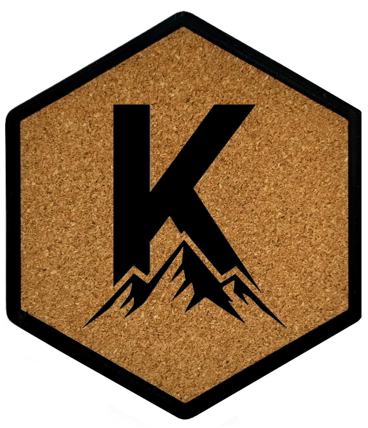 MOUNTAIN SPIRITS Untersetzer Hexagon (Slim) mit eigenen Inizialien