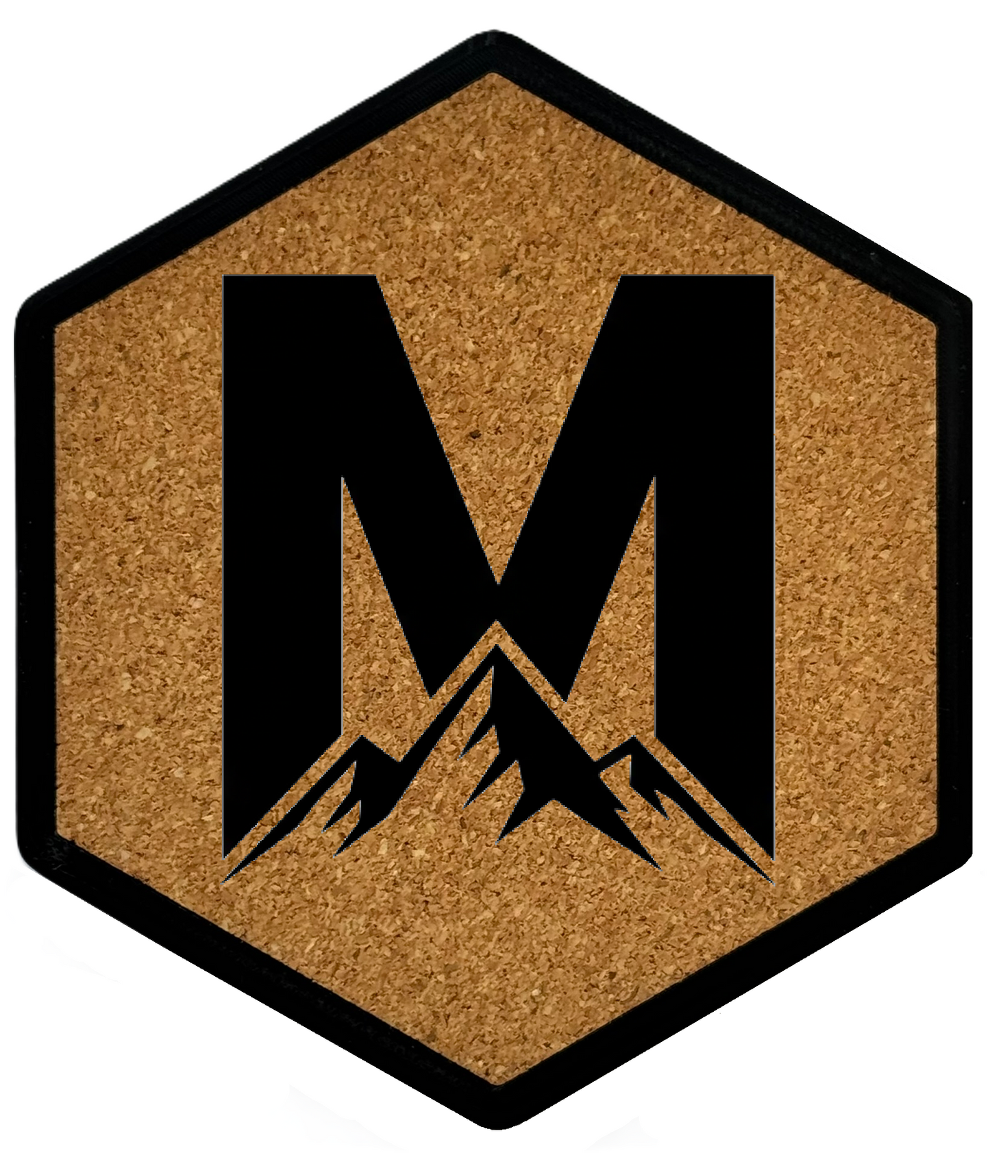 MOUNTAIN SPIRITS Untersetzer Hexagon (Slim) mit eigenen Inizialien