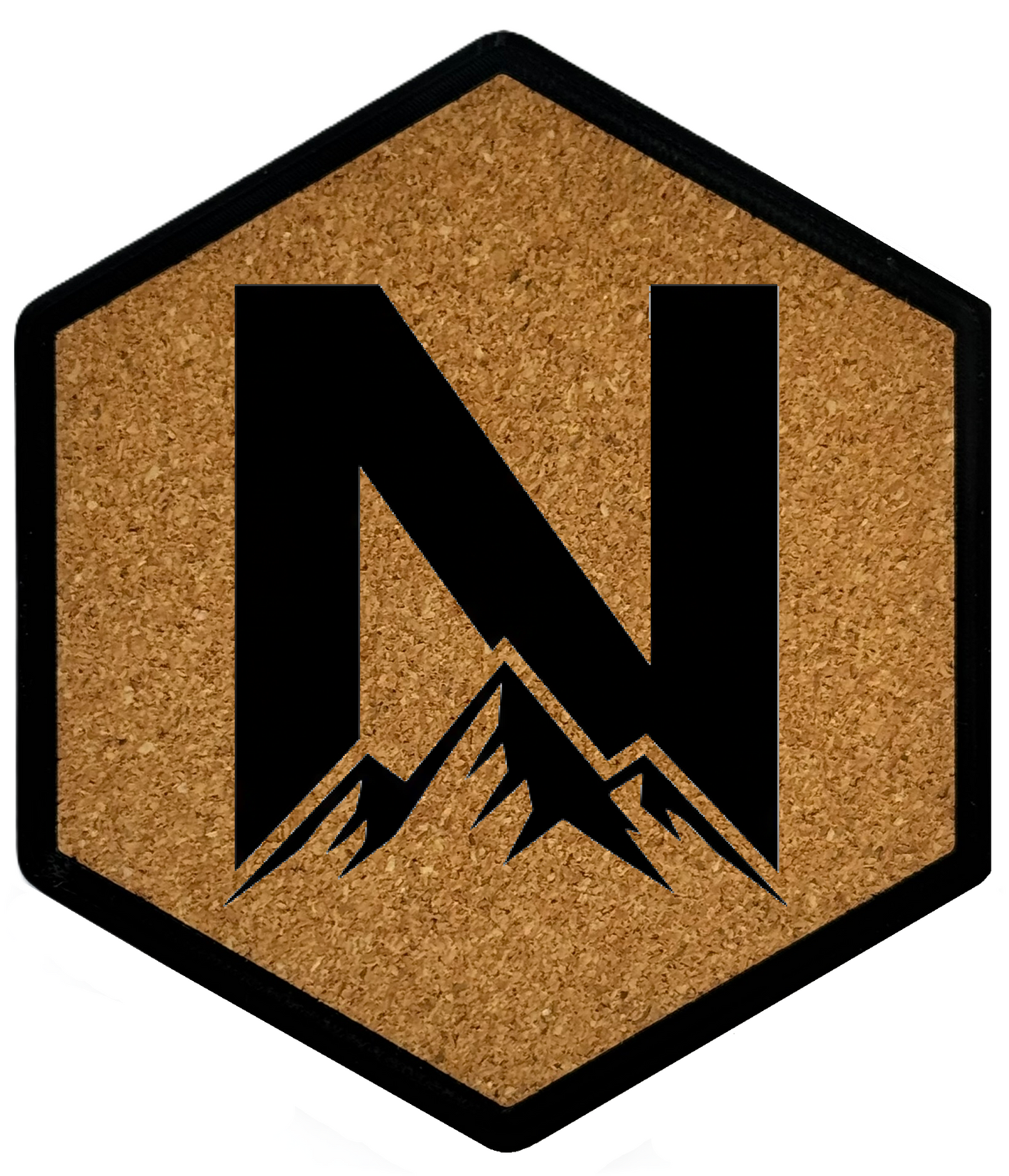 MOUNTAIN SPIRITS Untersetzer Hexagon (Slim) mit eigenen Inizialien