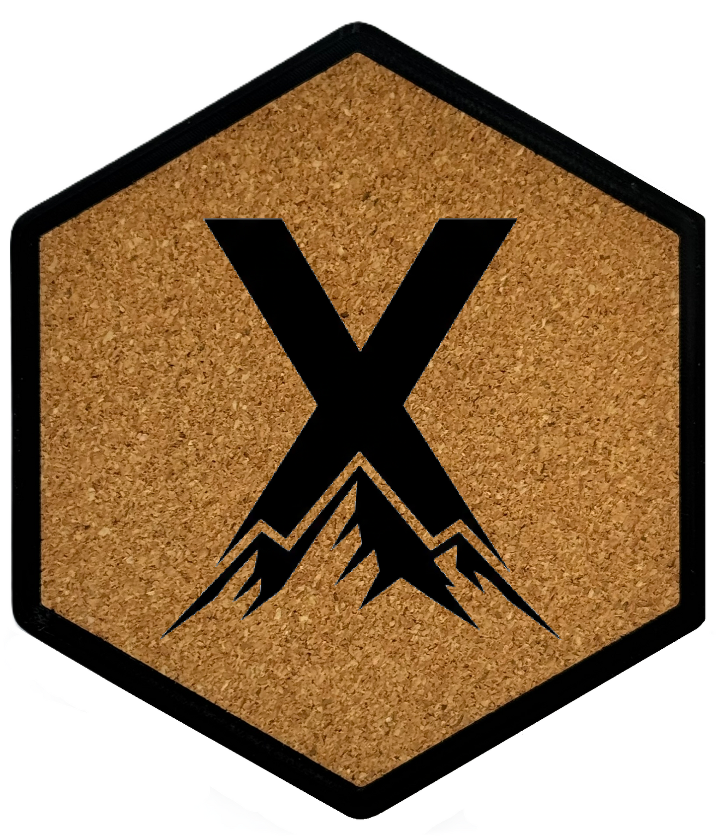 MOUNTAIN SPIRITS Untersetzer Hexagon (Slim) mit eigenen Inizialien