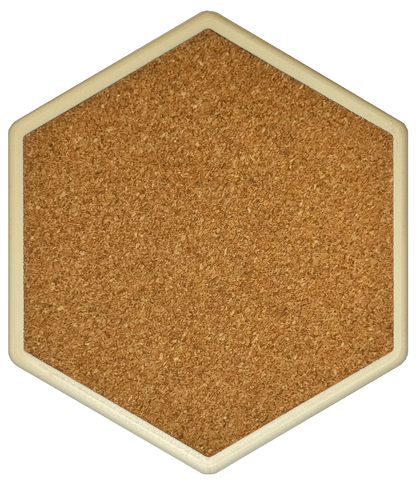Hexagon Getränkeuntersetzer mit Flaschenöffner zum selber Designen!