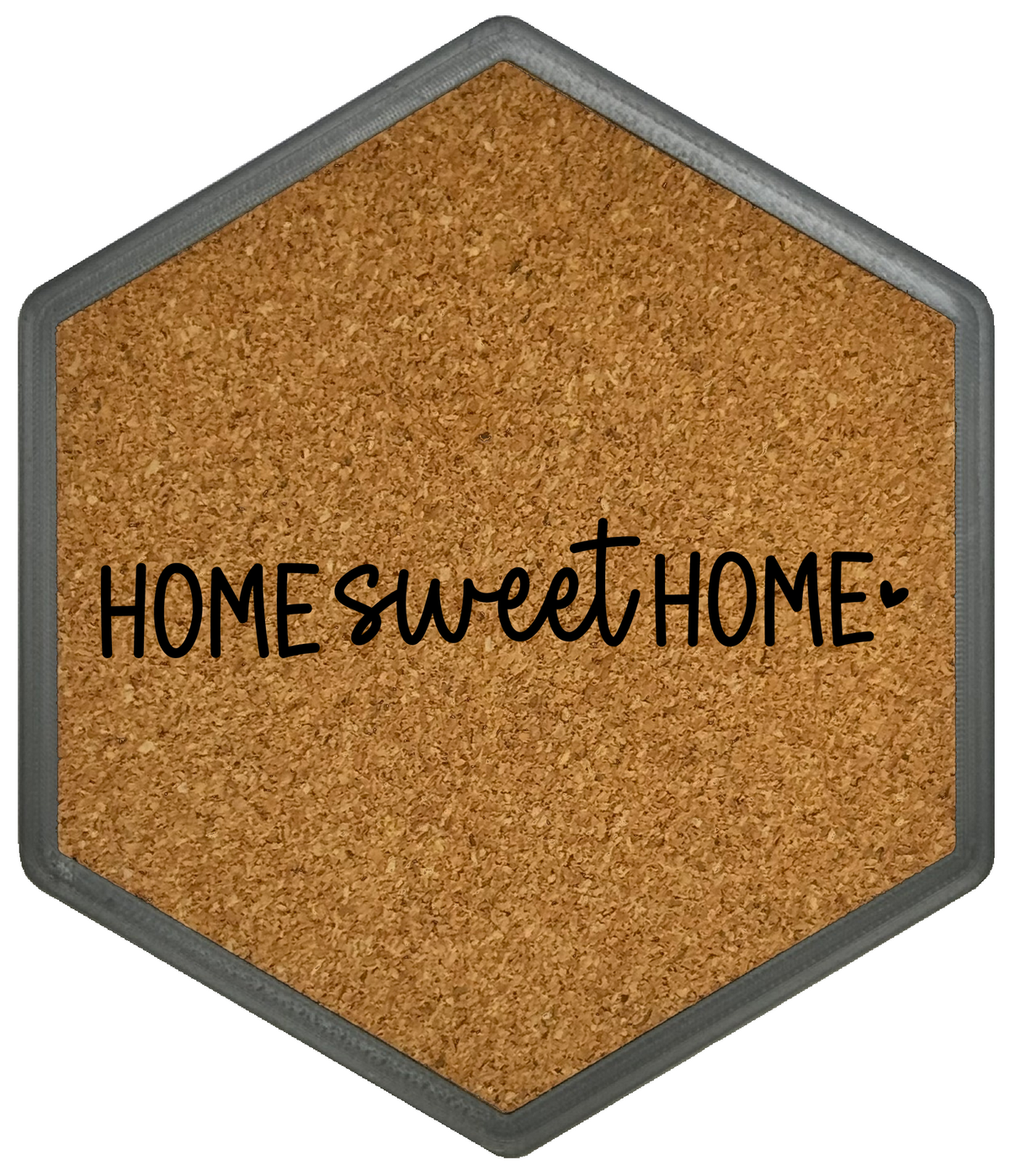 Kork Untersetzer mit Flaschenöffner und Motiv Home Sweet Home
