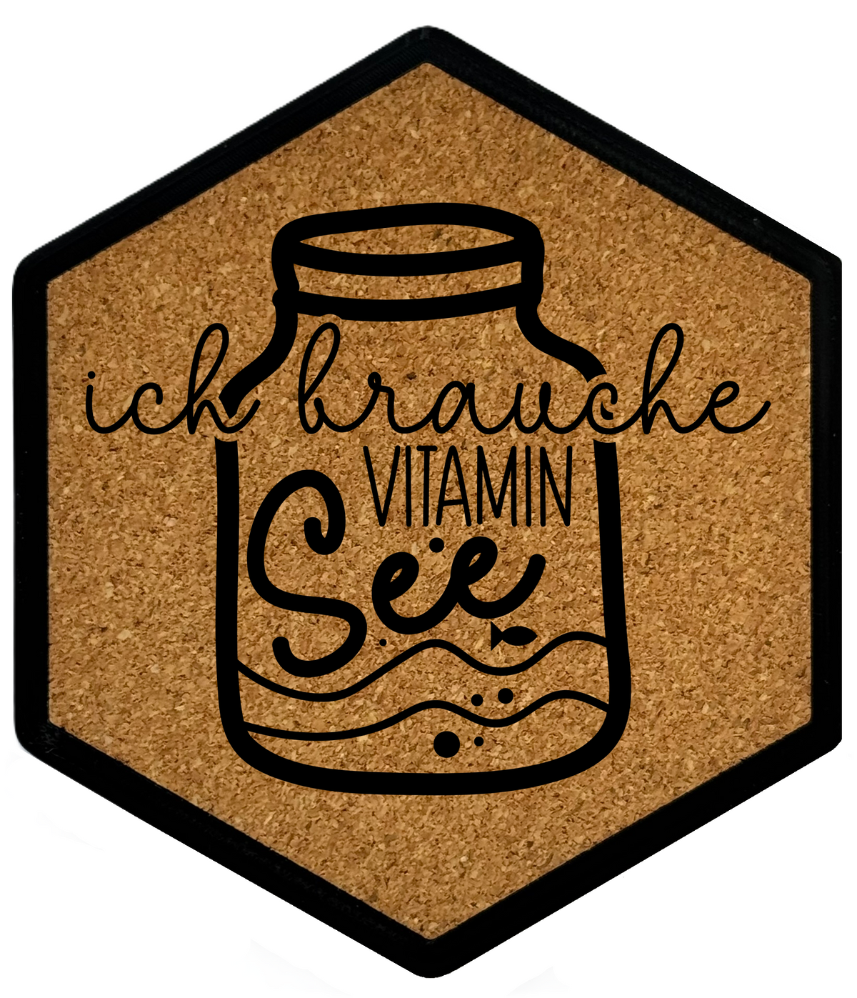 Hochwertiger Kork Getränkeuntersetzer für Bierflaschen und Gläser