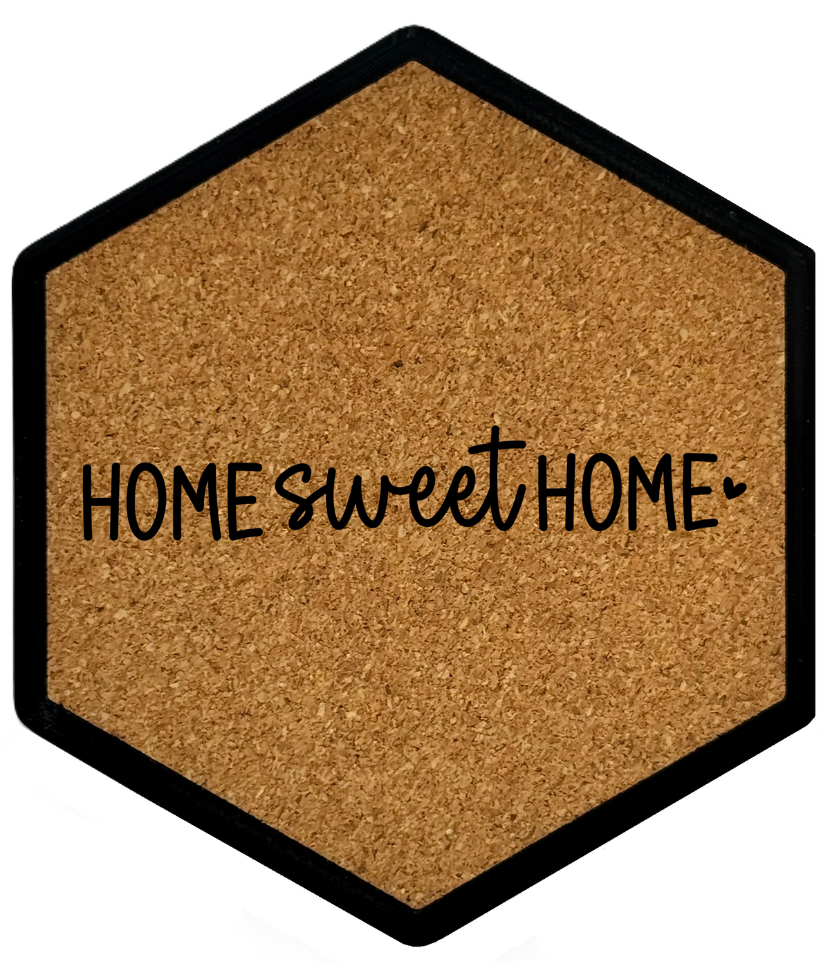 Kork Untersetzer mit Flaschenöffner und Motiv Home Sweet Home